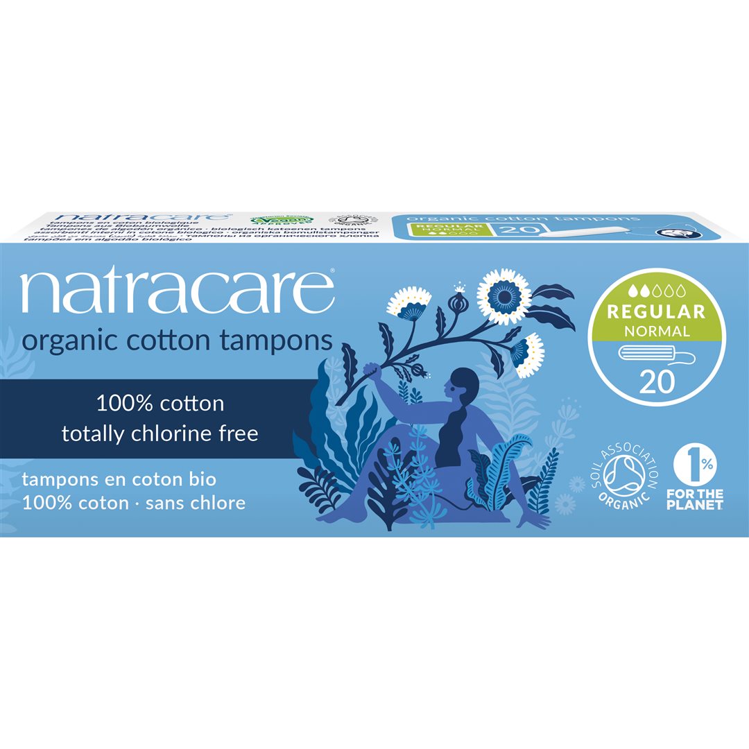 Natracare Tampons Regular Bio 20 Pièces | Confort &amp; Protection