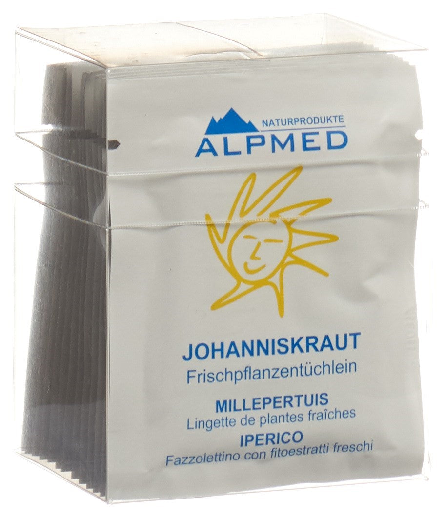 ALPMED Serviettes Millepertuis Apaisantes | 13 Pièces