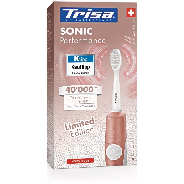TRISA Sonic Performance Brosse à Dents Électrique Blanche | Soin Bucal