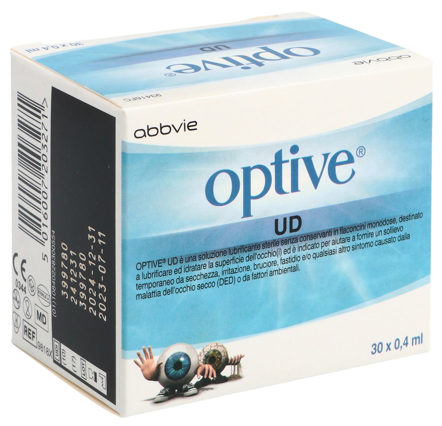 Optive Solution Confort Yeux Secs 30 Unidoses 0.4 ml