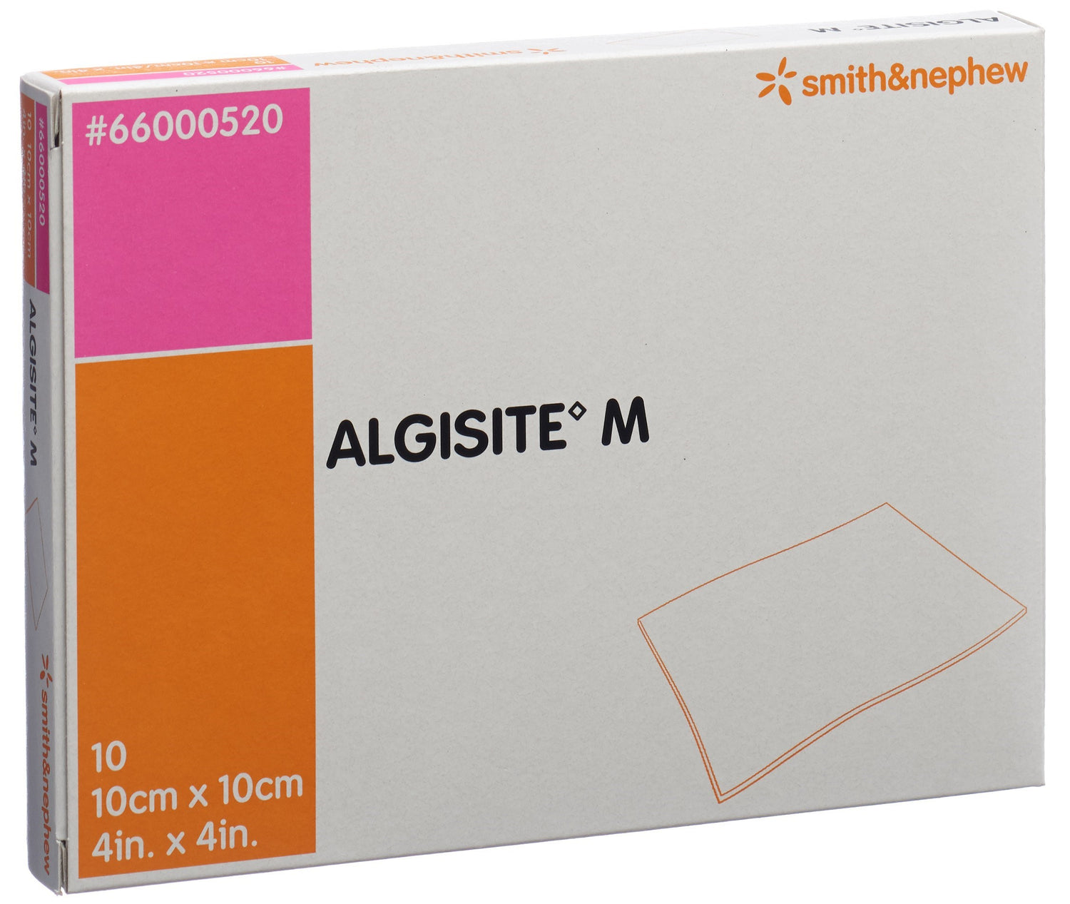 ALGISITE M Pansement Alginate 10x10cm Cicatrisation Rapide | 10 Pièces
