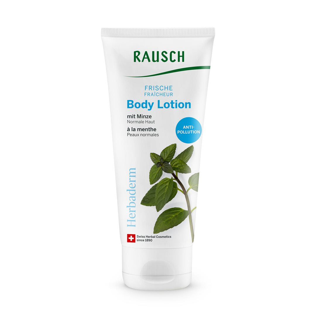 RAUSCH Lotion Fraîcheur Menthe Corps 200 ml | Soin Hydratant