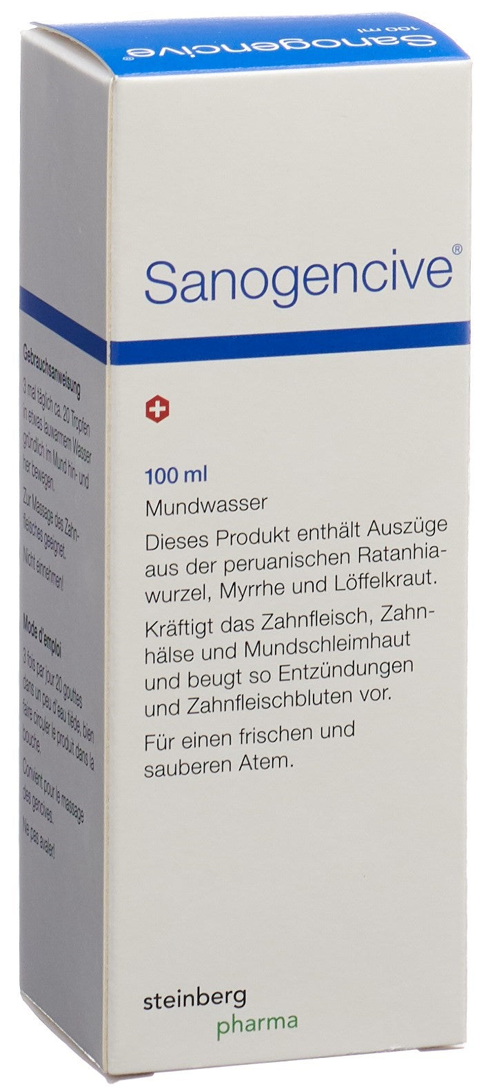 SANOGENCIVE Collutoire Apaisant Gorge Irritée | Flacon 100 ml
