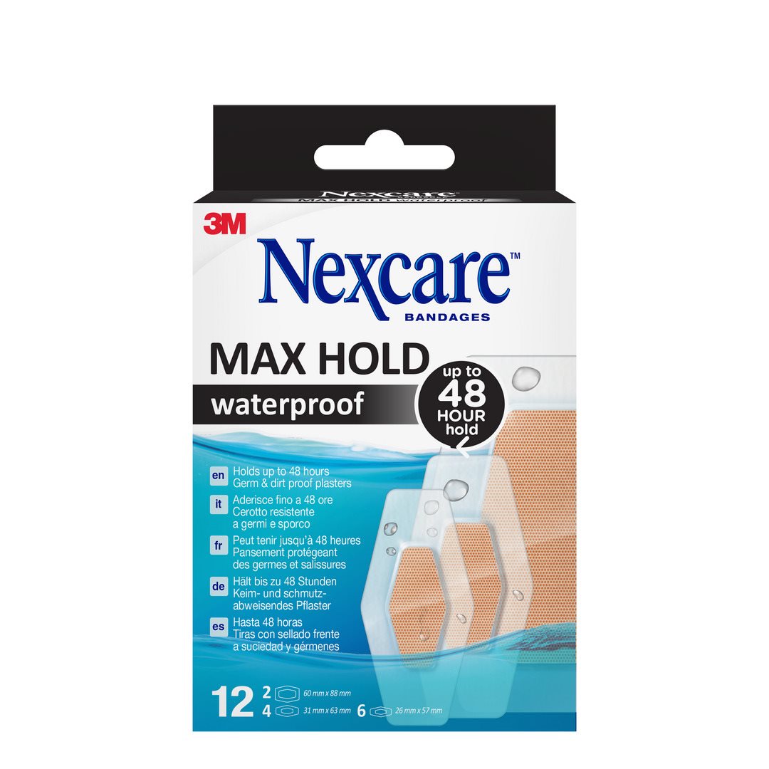 3M NEXCARE MaxHold 3 tailles ass 12 pce