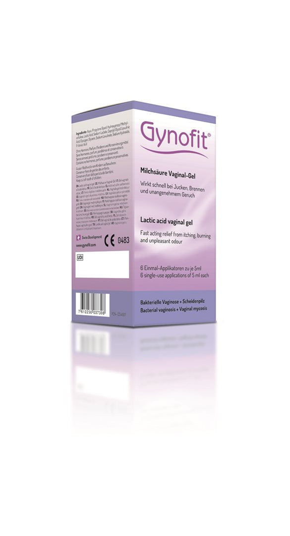 GYNOFIT Gel Vaginal Acide Lactique Équilibre | 6 x 5 ml