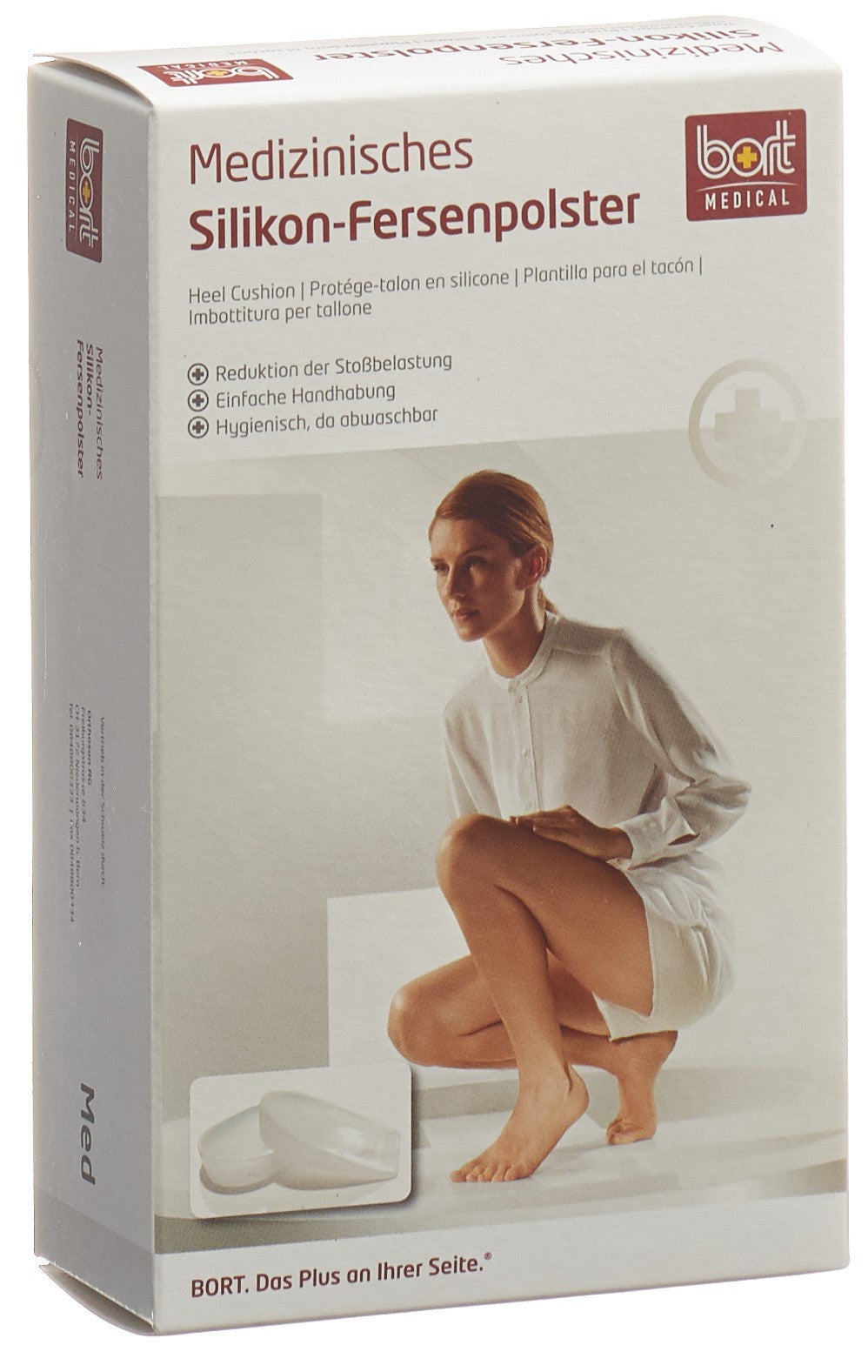 BORT Talonnette Silicone Confort &amp; Protection | 1 Paire