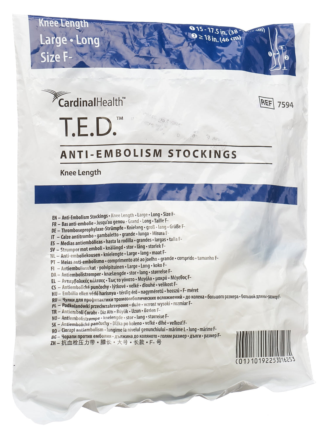 Sigvaris TED Mi-bas Long Compression Graduée 1 Paire