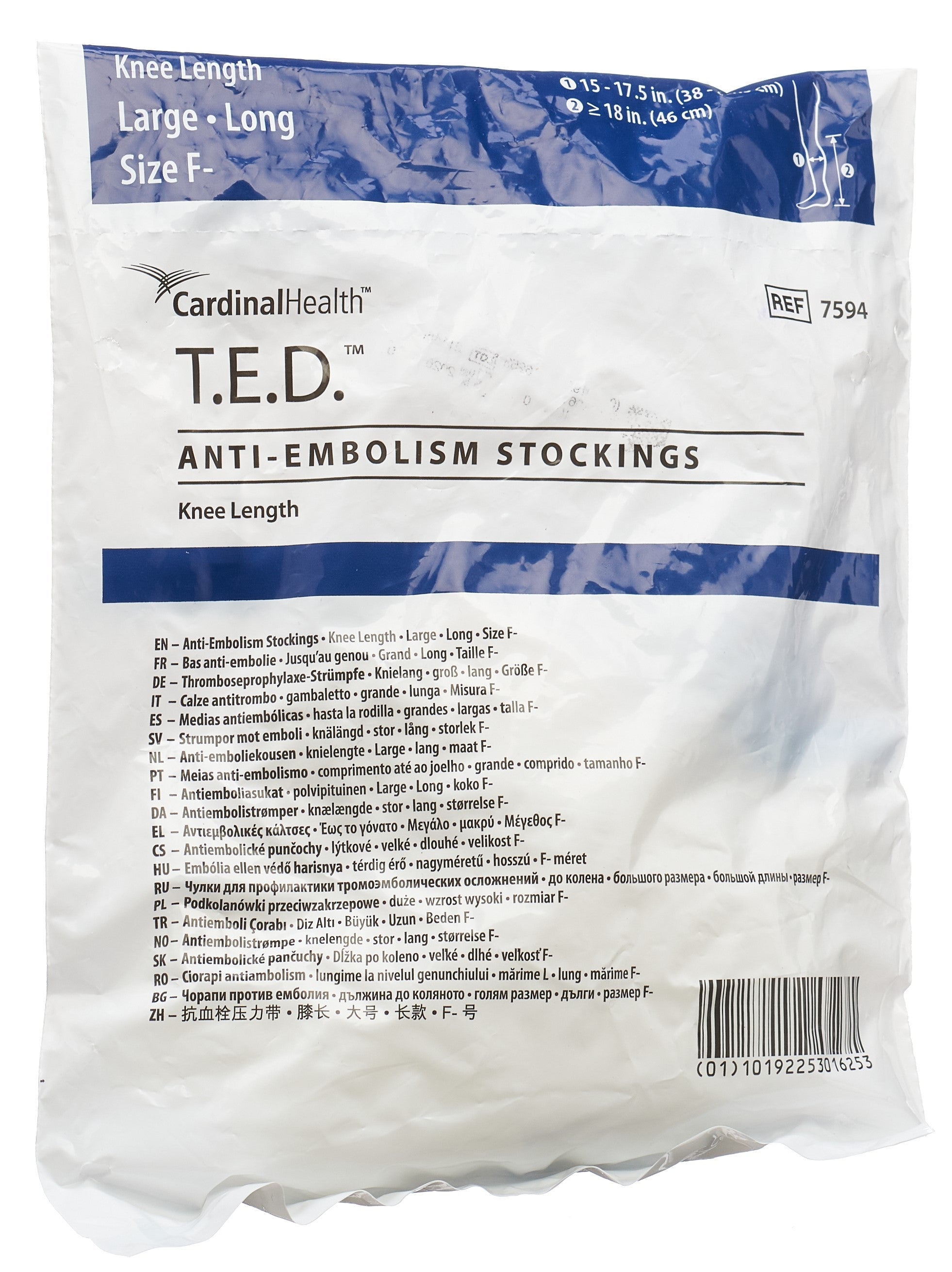 Sigvaris TED Mi-bas Long Compression Graduée 1 Paire