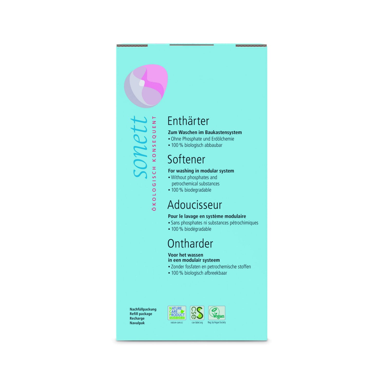 SONETT Adoucisseur Linge Recharge 1 kg - Douceur Naturelle | Écologique