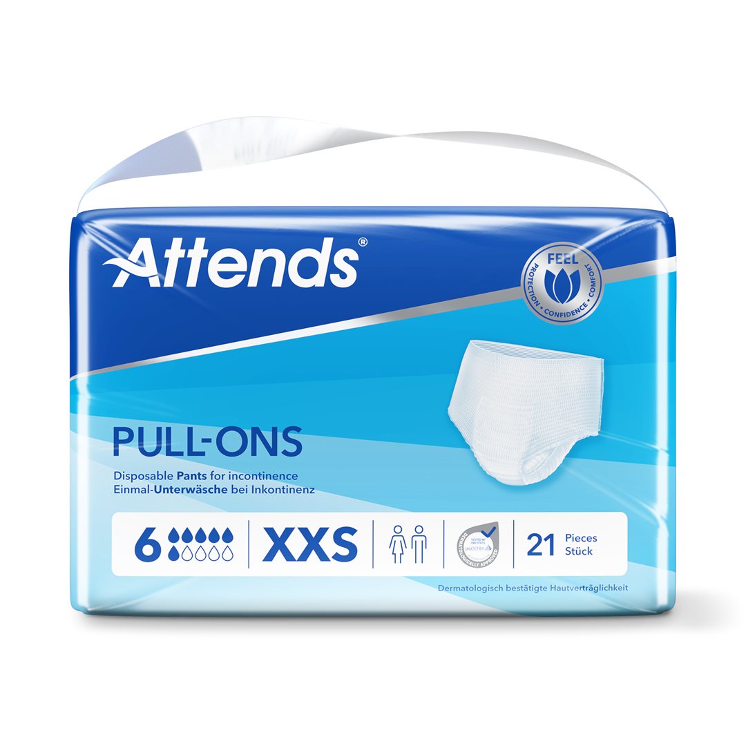 ATTENDS Pull-Ons Taille XXS Lot de 21 | Protection Discrète