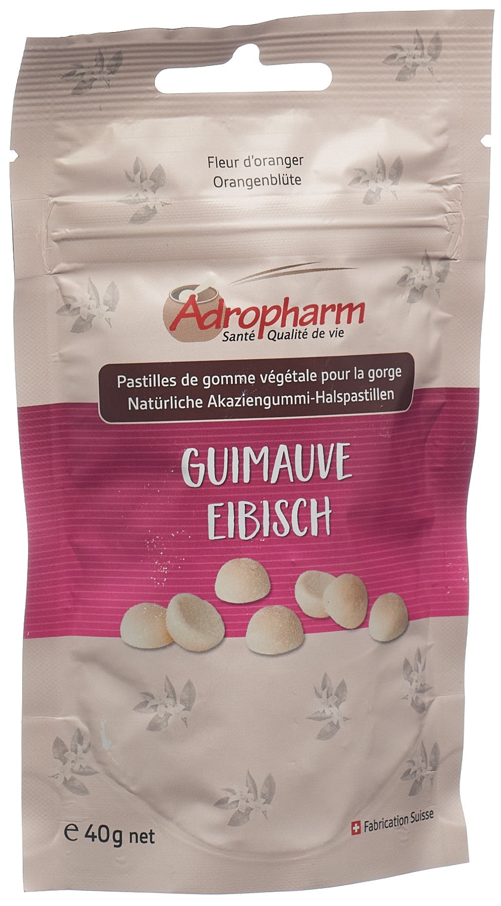 ADROPHARM bonbons guimauve mous sach 40 g
