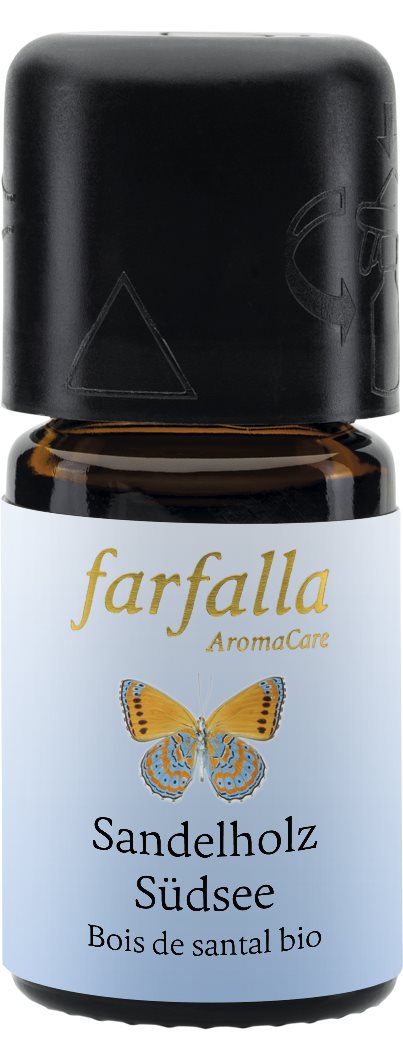 FARFALLA Huile Essentielle Bois de Santal Bio 5 ml | Soin Naturel