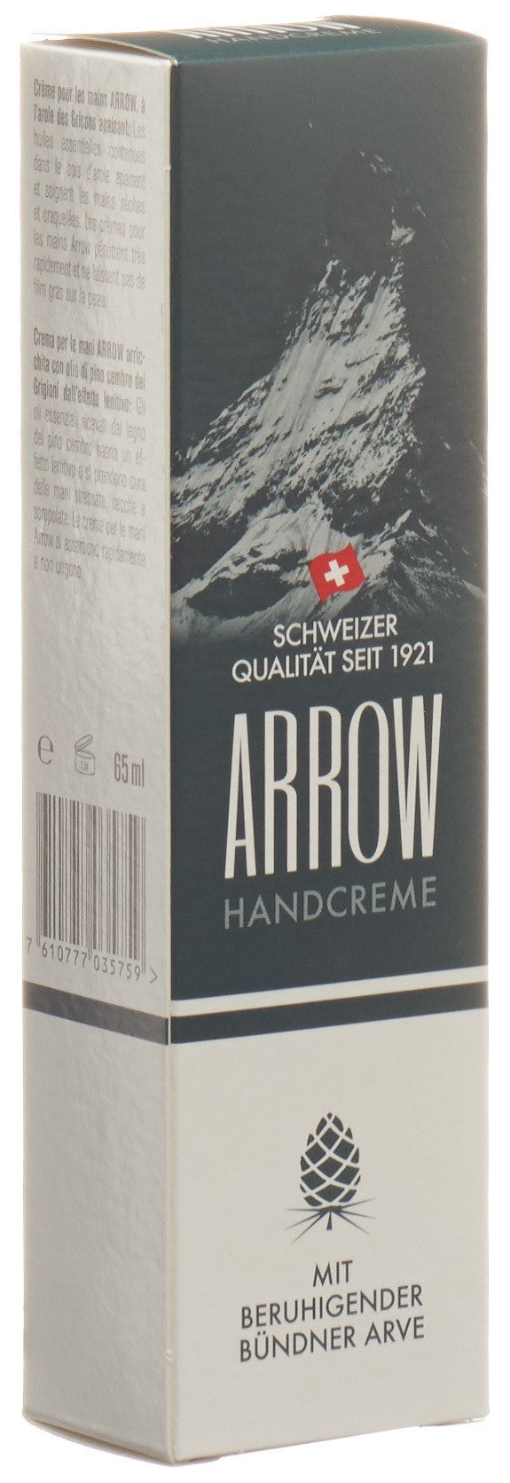 ARROW Crème Mains Arole Grisons Apaisante Tube 65 ml