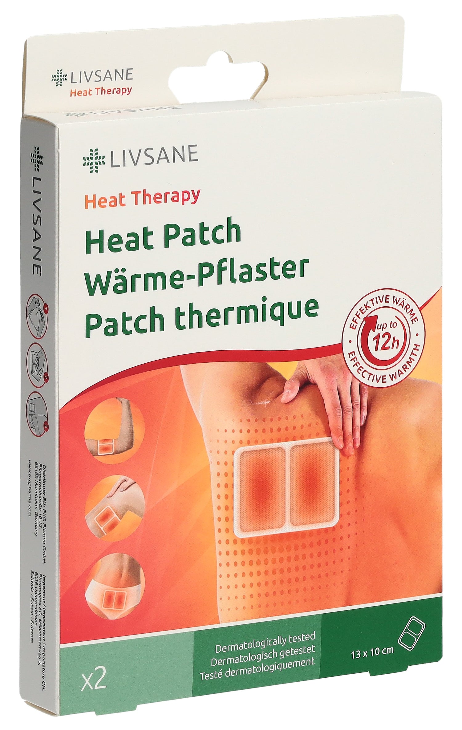 LIVSANE Patchs Thermiques Douleur Musculaire 2 Pièces