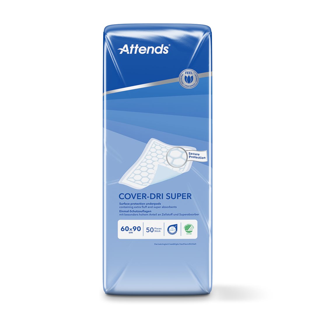 ATTENDS Cover Dry Alèse Super 60x90cm Lot 50 | Protection Absorbante