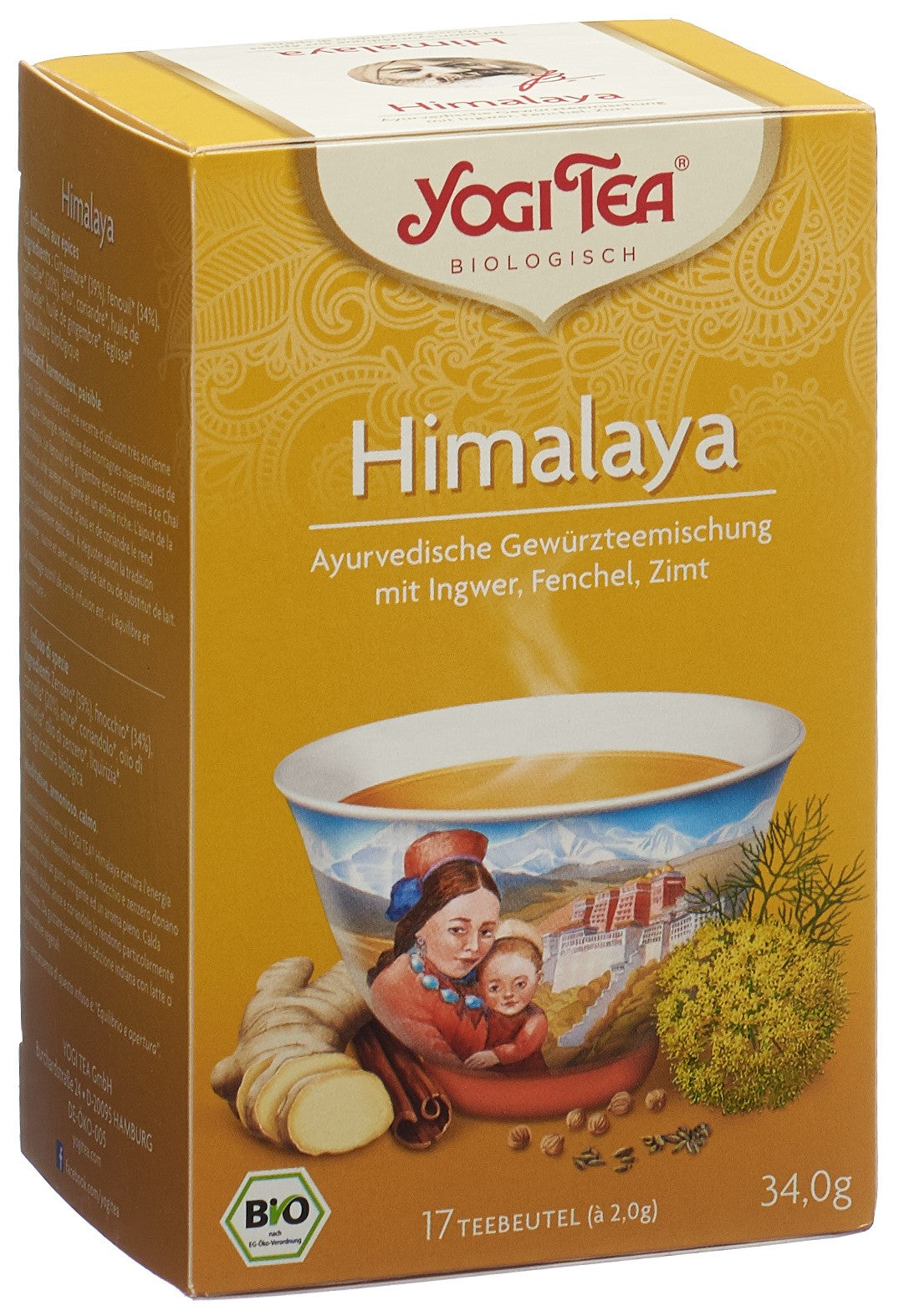 YOGI TEA Himalaya Ginger Harmony 17 sach 2 g