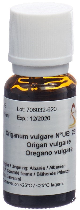 AROMASAN Origan Vulgaire Huile Essentielle 15 ml | Bien-être Respiratoire