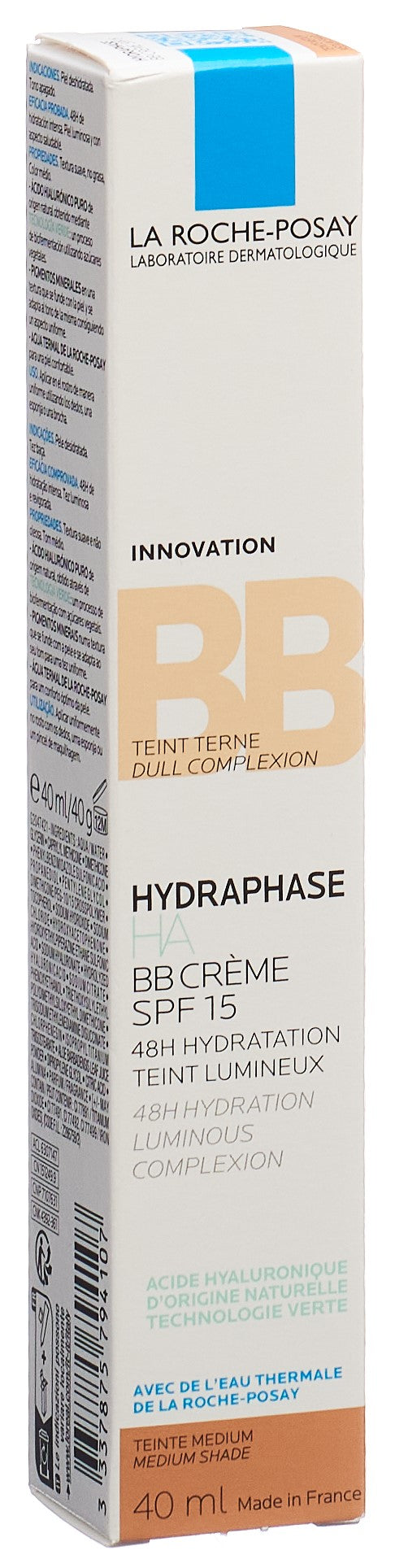 La Roche-Posay Hydraphase HA BB Crème Medium Hydratante Éclat | 40 ml