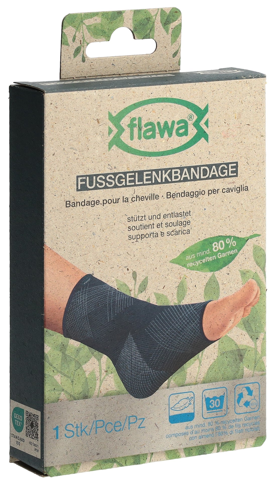 FLAWA Bandage Cheville Taille M - Soutien &amp; Confort | Orthopédique