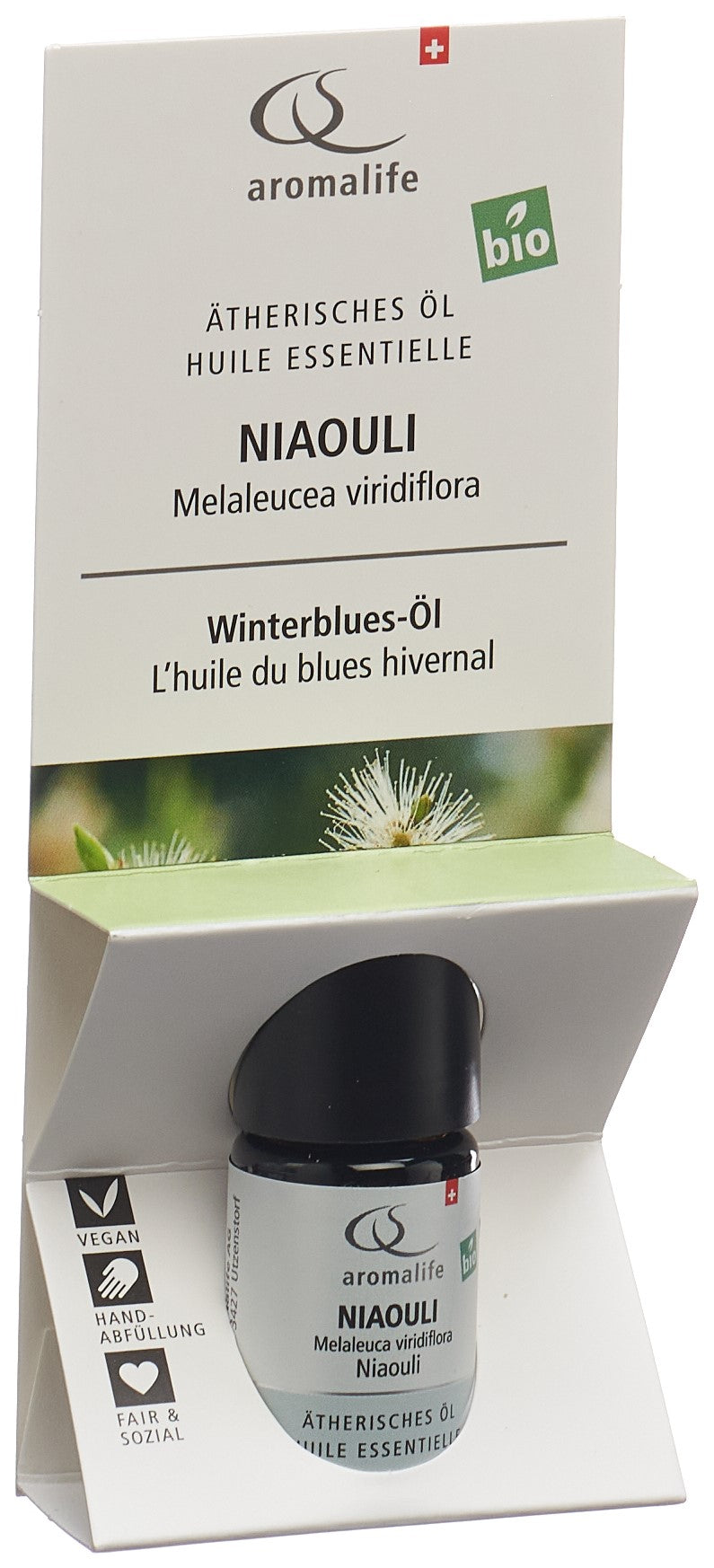 AROMALIFE Huile Essentielle Niaouli BIO 5 ml | Purifiante