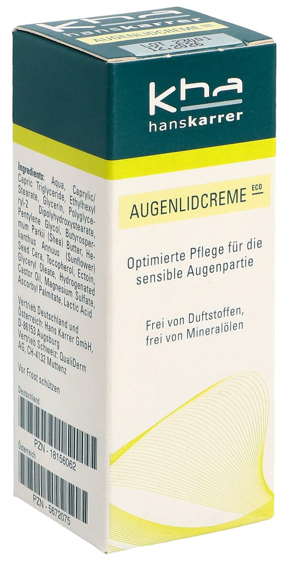 HANS KARRER Crème Paupières Apaisante | 15 ml