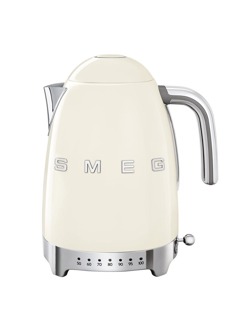 SMEG Bouilloire Température Variable 1.7L Crème KLF04CREU | Design Rétro