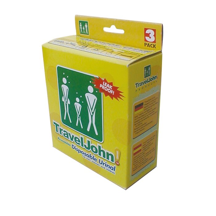 TRAVELJOHN Poche Urinaire Unisexe 3 Pièces | Confort &amp; Hygiène