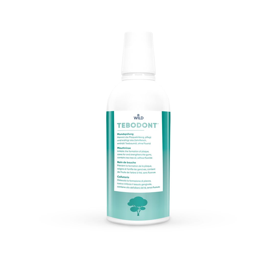 TEBODONT Bain de Bouche Fluoré Soin Dentaire 500 ml