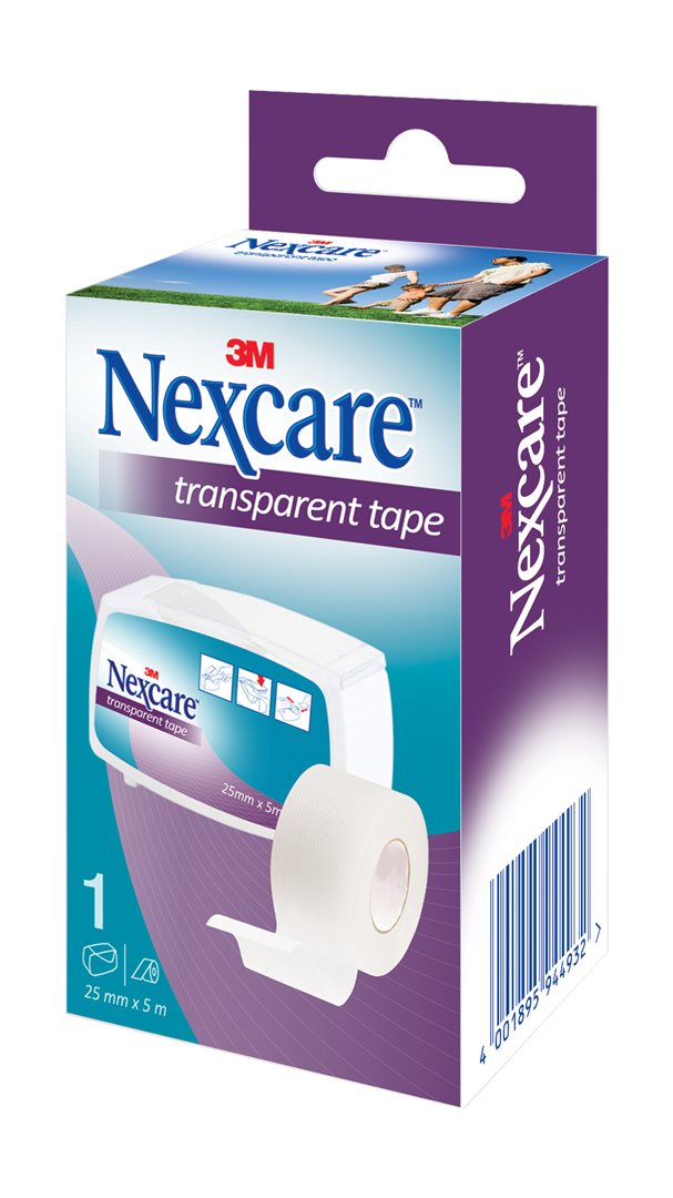 3M NEXCARE Transparent Tape 25mmx5m dist