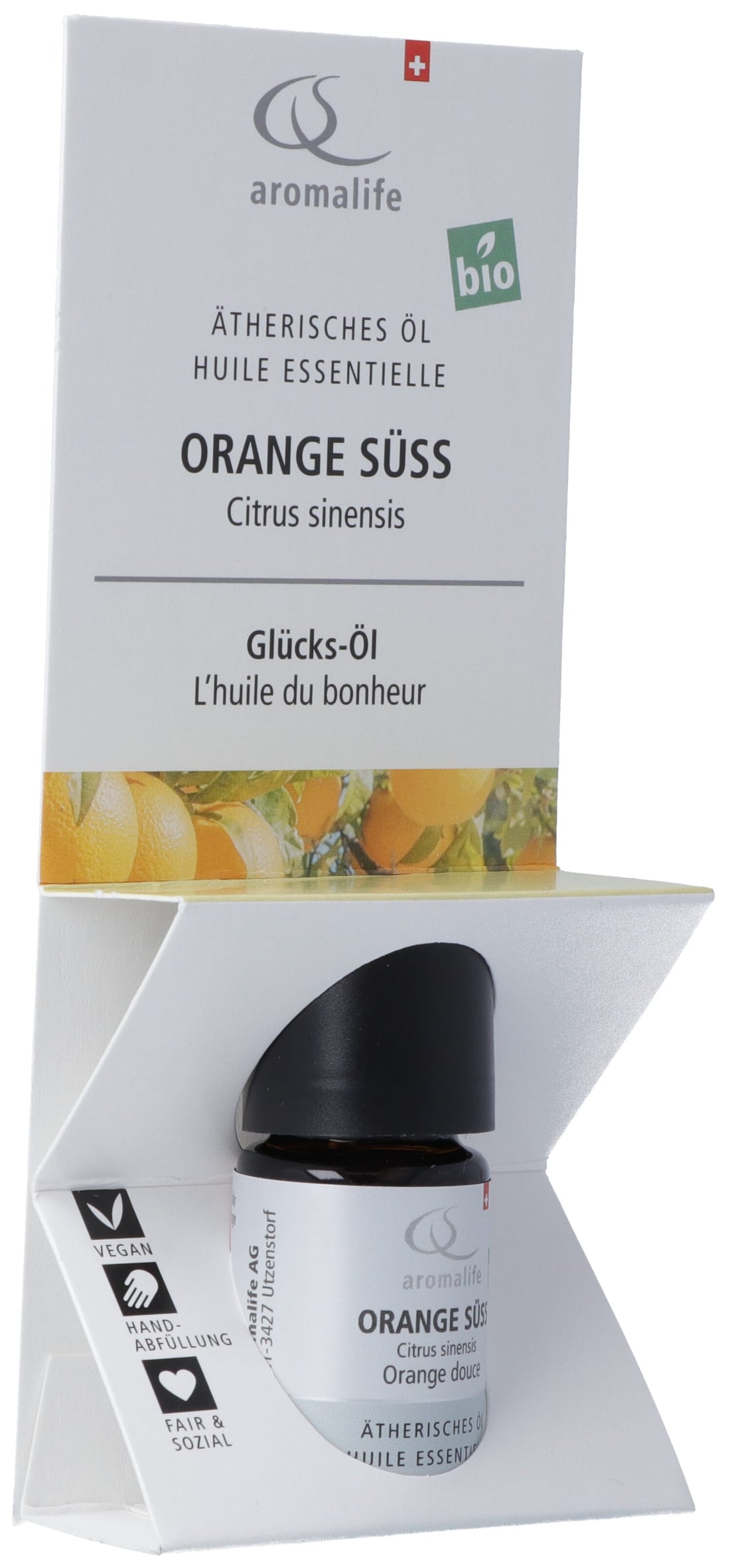 AROMALIFE Huile Essentielle Orange Bio 5 ml | Pureté &amp; Bien-être