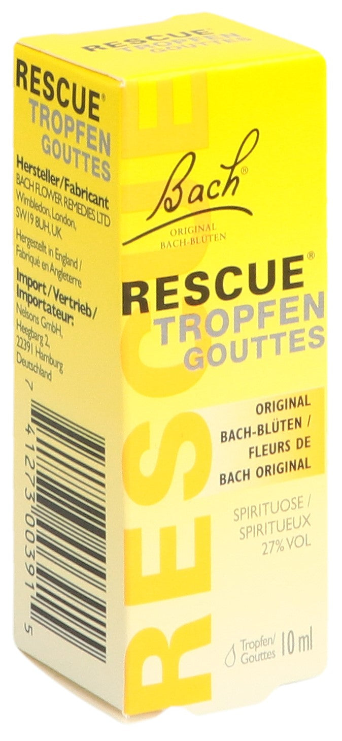 RESCUE Fleurs de Bach Stress &amp; Émotions Apaisées | Gouttes 10 ml