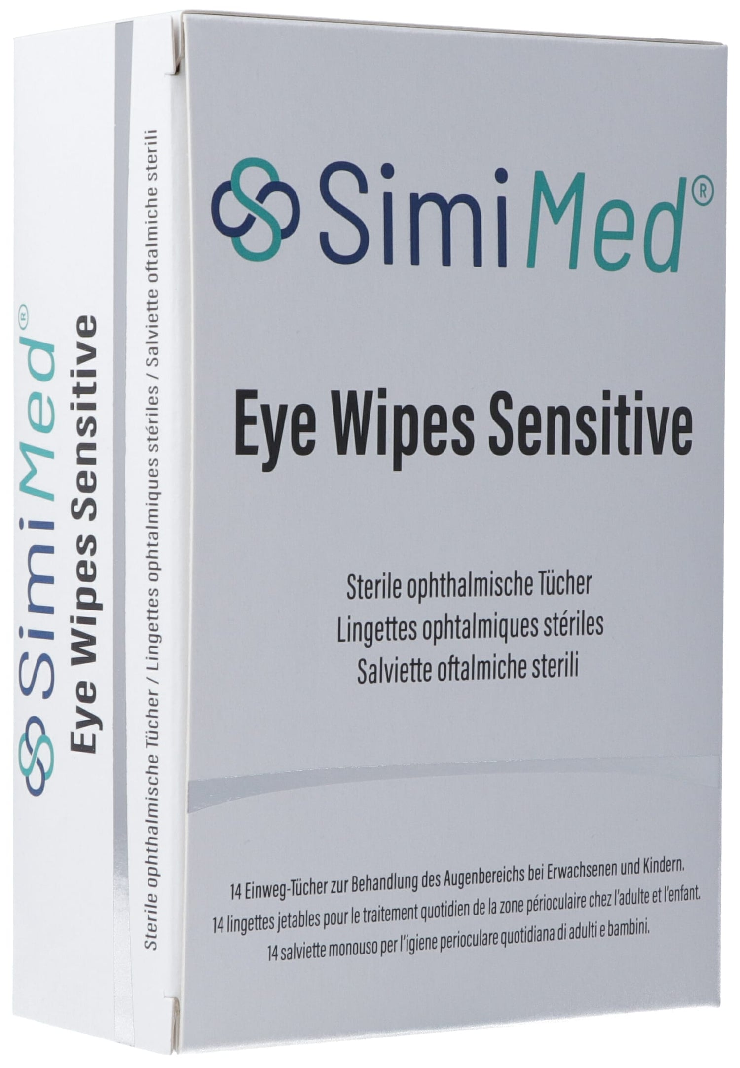 SIMIMED Lingettes Oculaires Sensibles 14 Lingettes | Nettoyage Doux