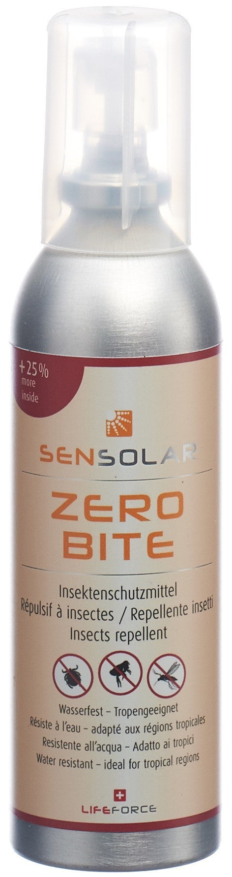 Sensolar Zero Bite Protection Moustiques &amp; Insectes 100 ml