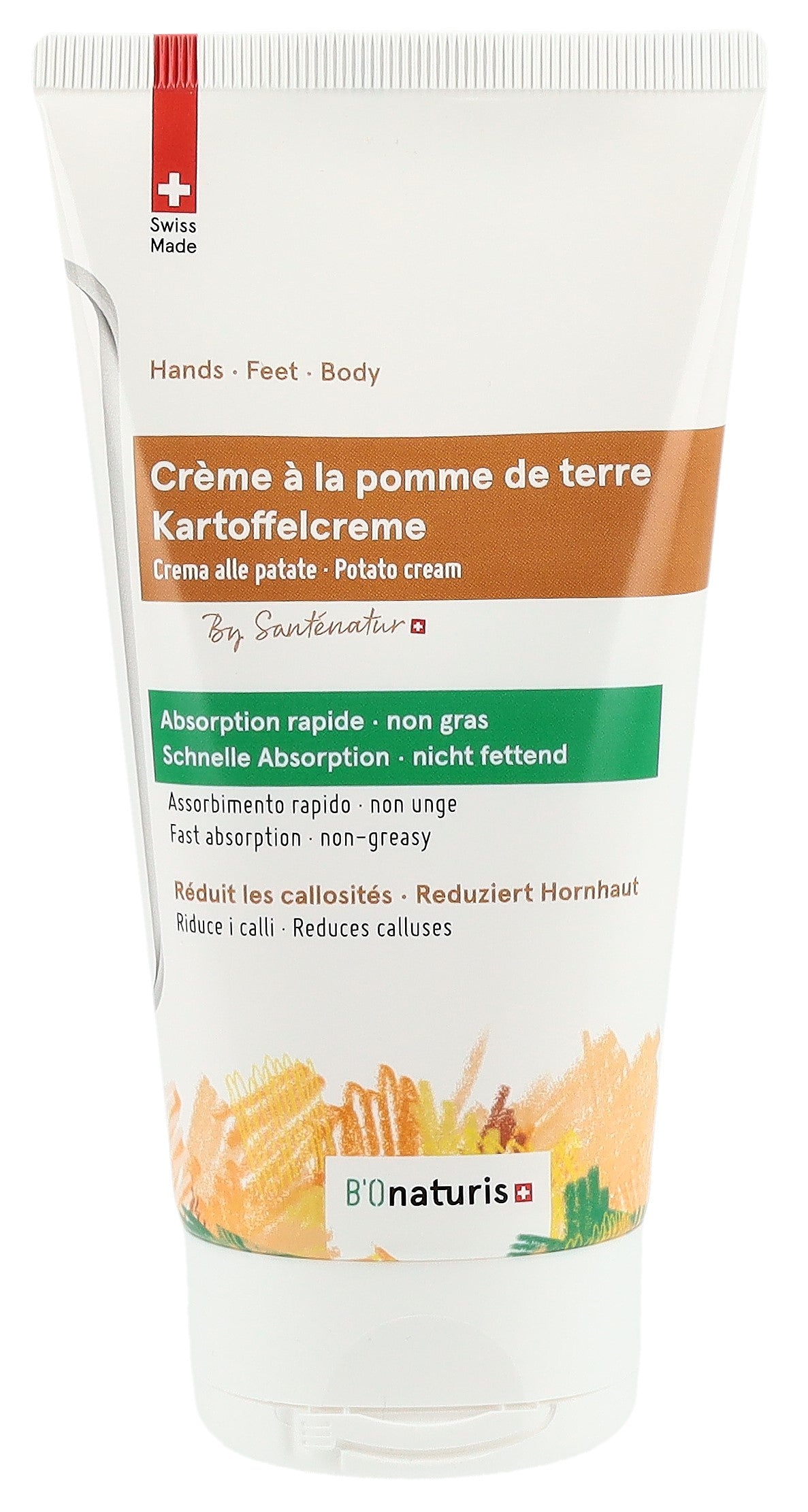 Bionaturis Crème Pomme de Terre Apaisante Peau Sèche 150 ml