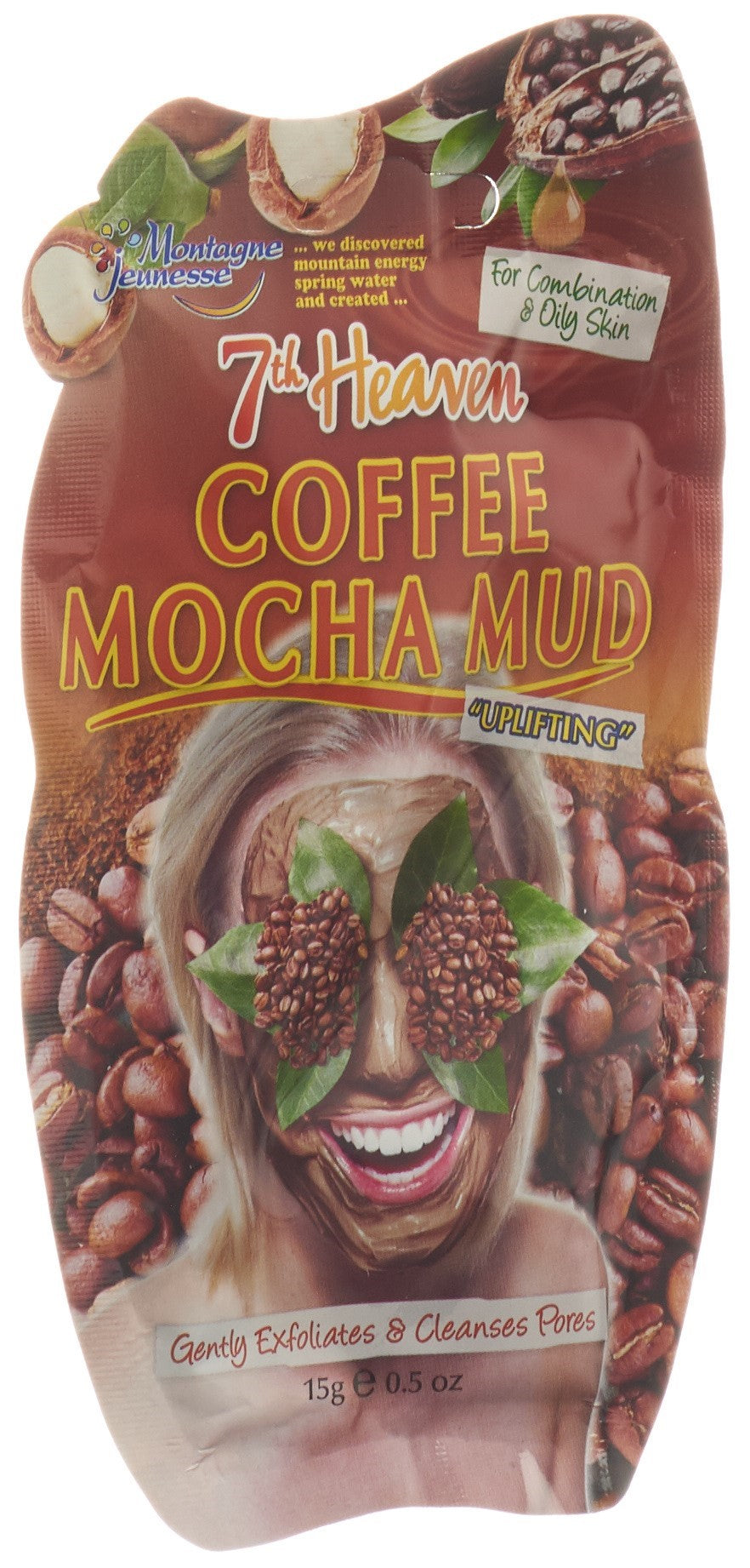 7TH HEAVEN mud mask coffee mocha sach 15 g