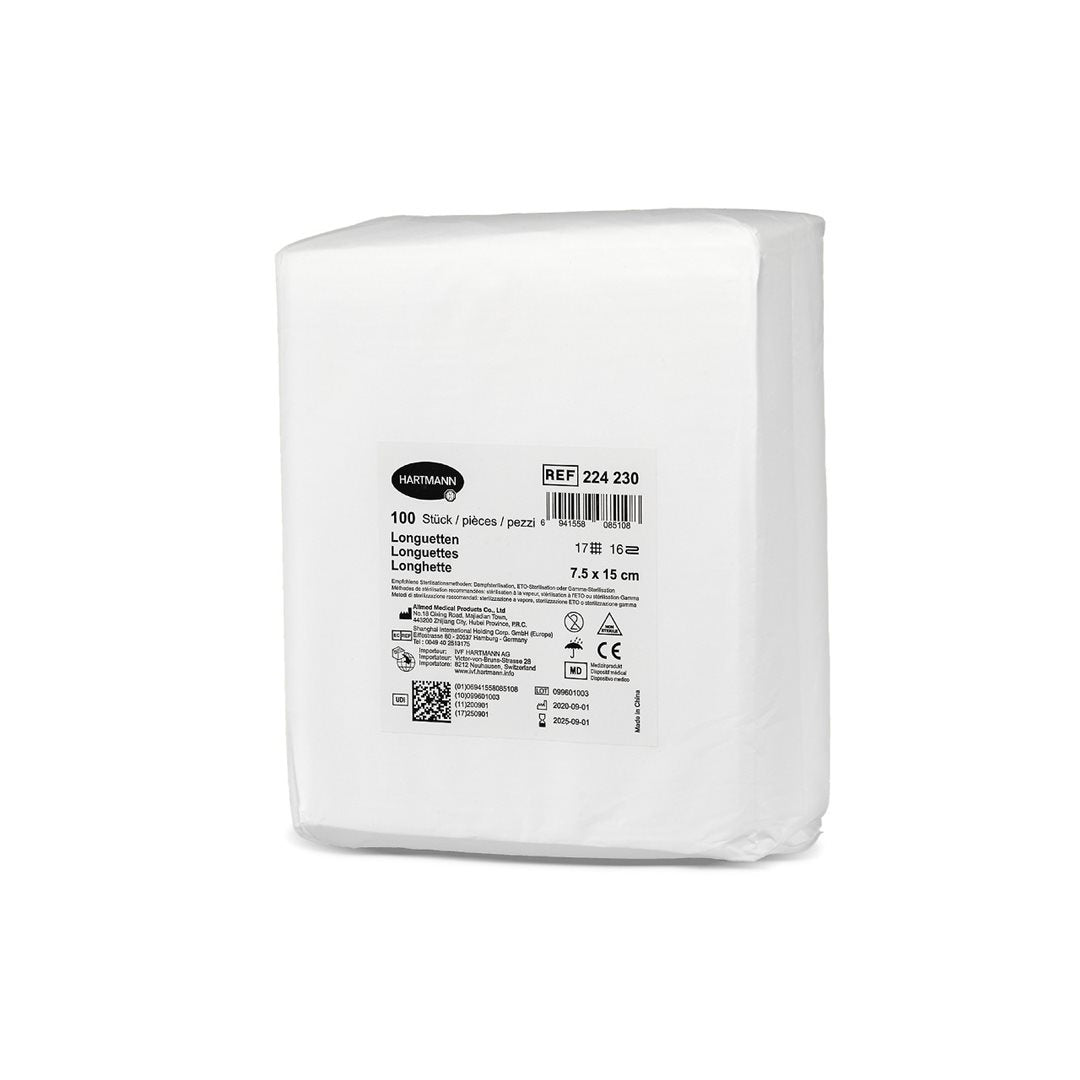 IVF Longuette T17 7.5x15cm 16 couches 100 pièces | Confort &amp; Absorption