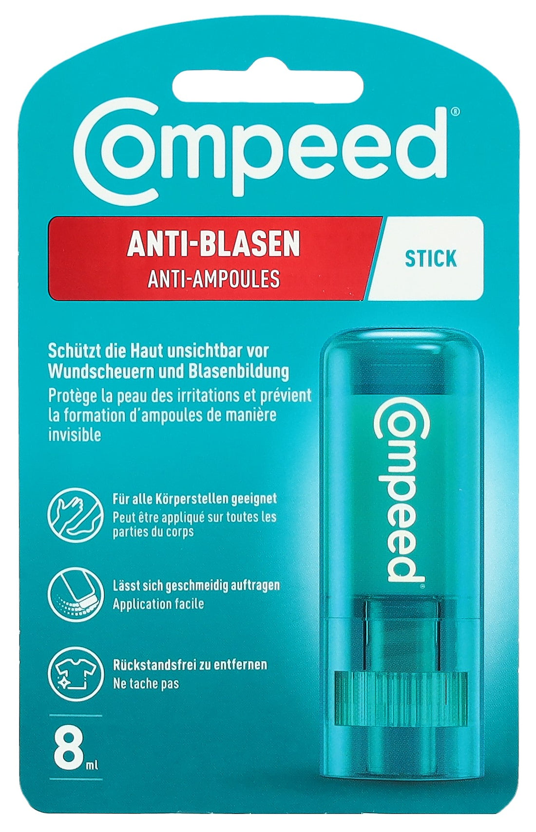 COMPEED Stick Anti-Ampoules Prévention Ampoules | 8 ml
