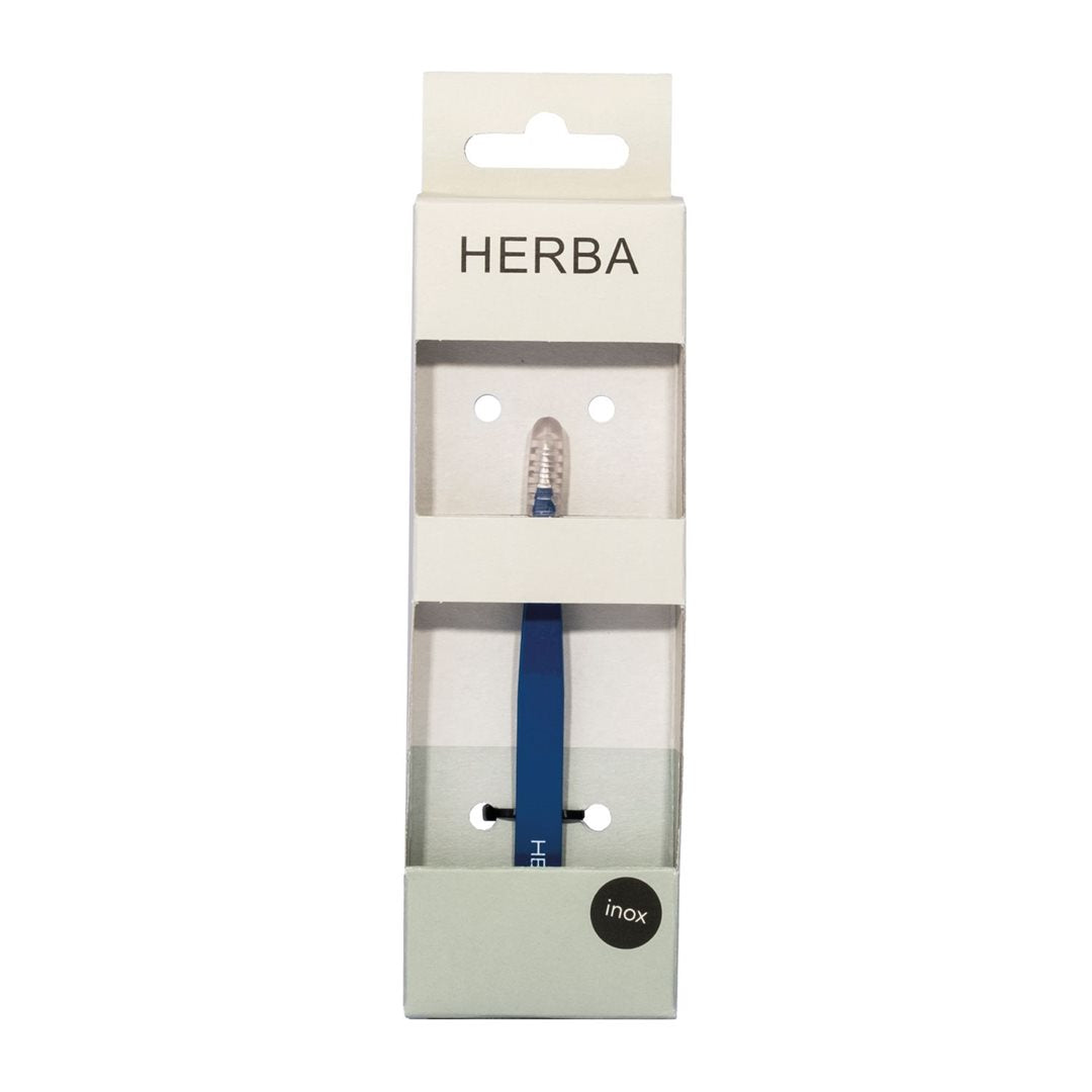 HERBA Pincette Pointue Inox Chirurgicale Précision | Bleu
