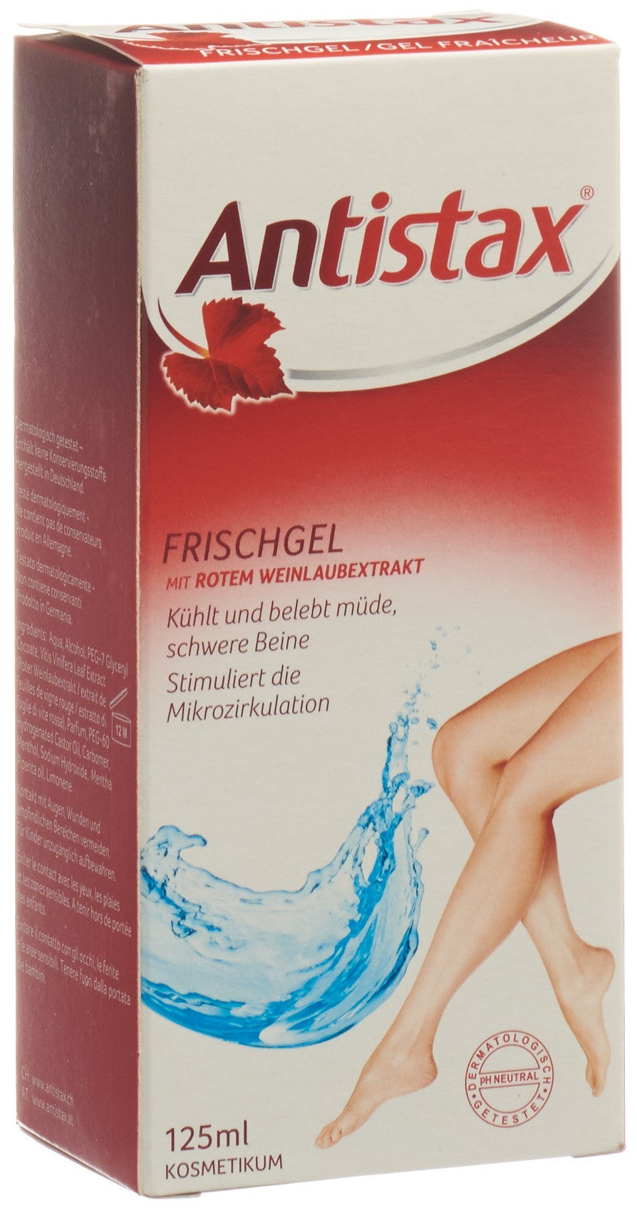 Antistax Gel Fraîcheur Jambes Lourdes 125 ml
