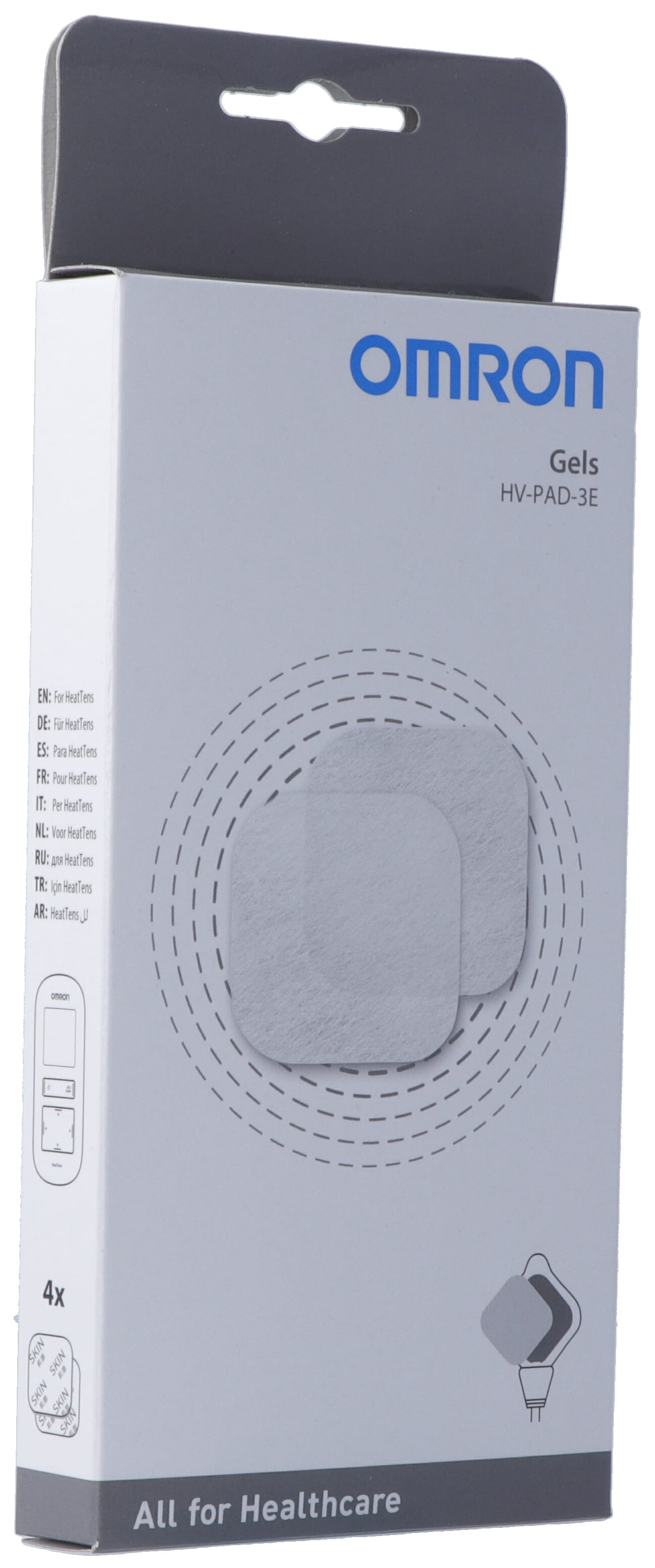 OMRON HeatTens Électrodes Gel Rechange 4 Paires Confort | Soulagement Douleur