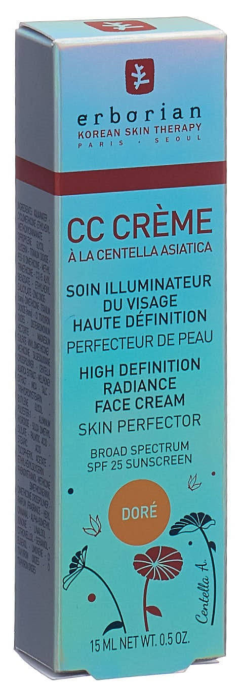 Erborian CC Crème Doré Éclat &amp; Correction | 15 ml