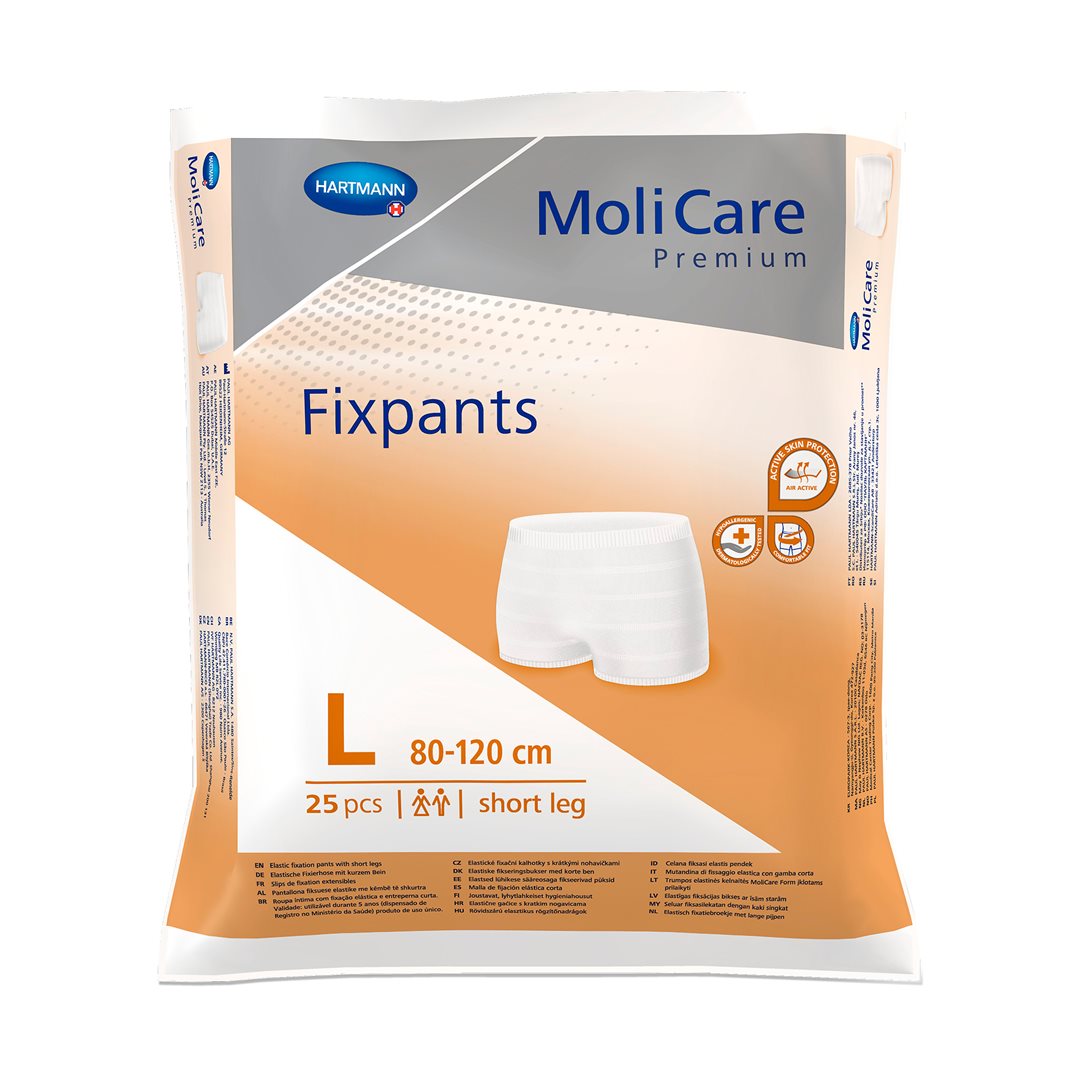MOLICARE Premium Fixpants Short Leg L 25 pièces | Protection Discrète