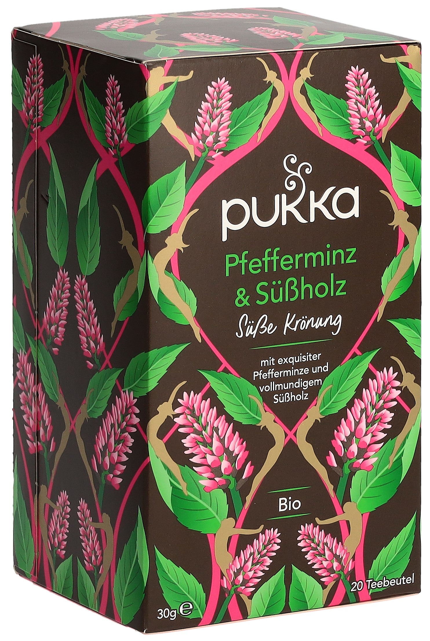 Pukka Thé Bio Menthe Poivrée &amp; Réglisse - Bien-être Digestif | Boîte 20 Sachets