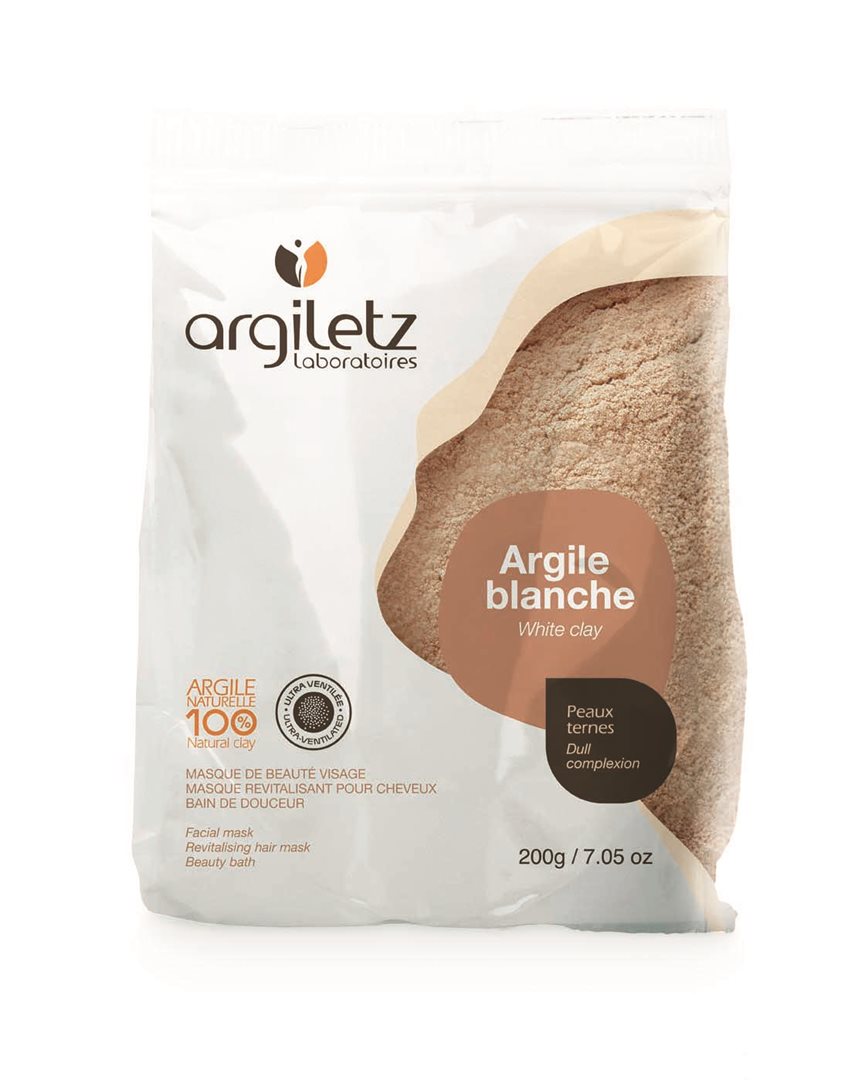 Argiletz Argile Blanche Ultra Ventilée 200g | Soin Purifiant &amp; Apaisant