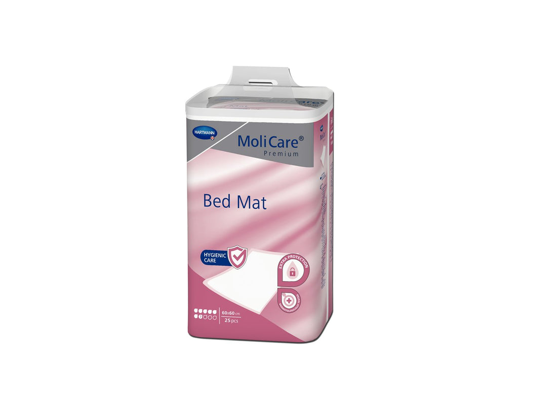 Molicare Alèses Lit 60x60cm Absorption Forte | Lot de 25 alèses jetables