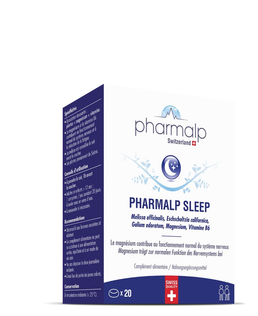 PHARMALP Sommeil Aide Naturelle 20 comprimés