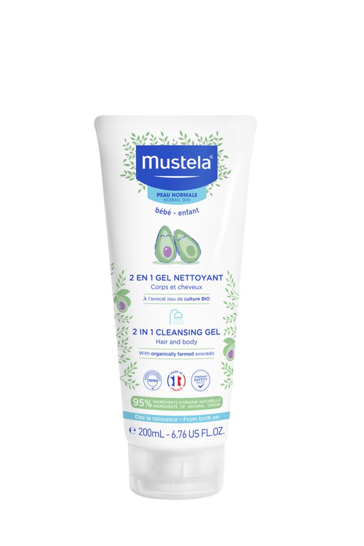 Mustela 2en1 Gel Nettoyant Doux Peau Normale 200 ml | Bébé &amp; Enfant