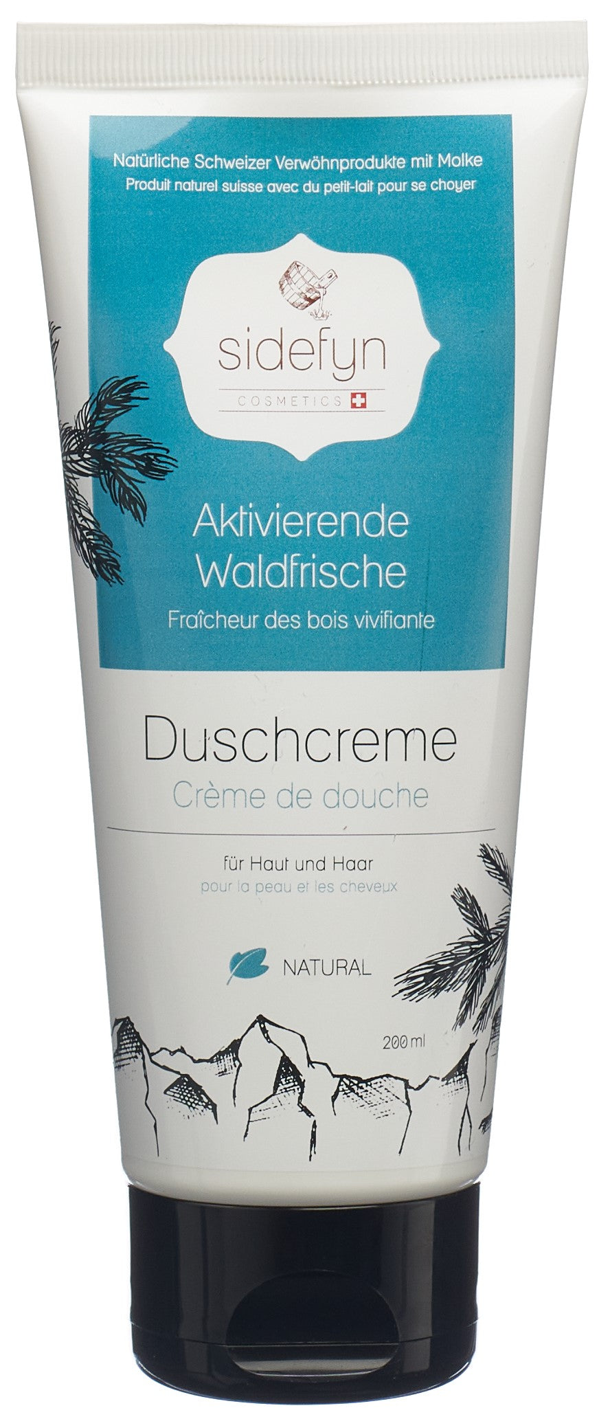SIDEFYN Crème Douche Bois Vivifiante Fraîcheur | 200 ml