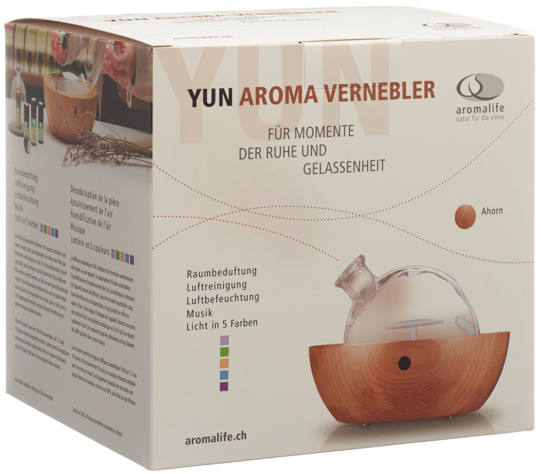 AROMALIFE Yun Diffuseur Aromatique 4 en 1 | Huiles Essentielles Bien-être
