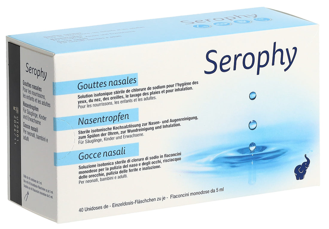Serophy Décongestionnant Nasal 40 Unidoses 5 ml | Soulagement Rapide